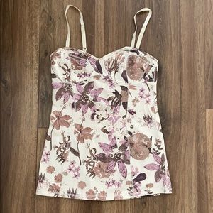 Aritzia Talula Floral Bustier